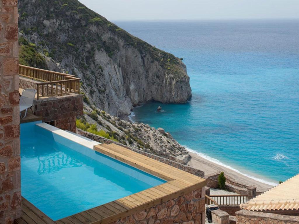 Beyond Villas Áyios Nikítas Kamer foto